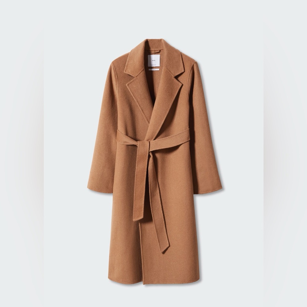 Brand New Mango Belted Wool Coat